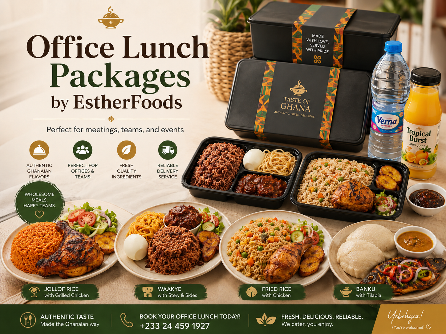 Office Lunch Packages by EstherFoods